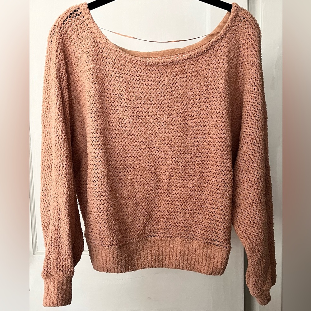 L.A. Hearts Rustic Pink Knit Sweater M